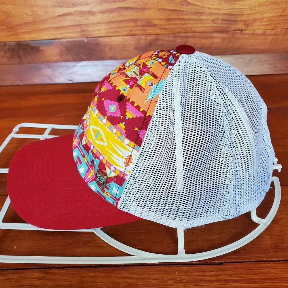 Hooey Aztec Hat Cap Women Snapback Mesh‎ Adjustable OSFM Western